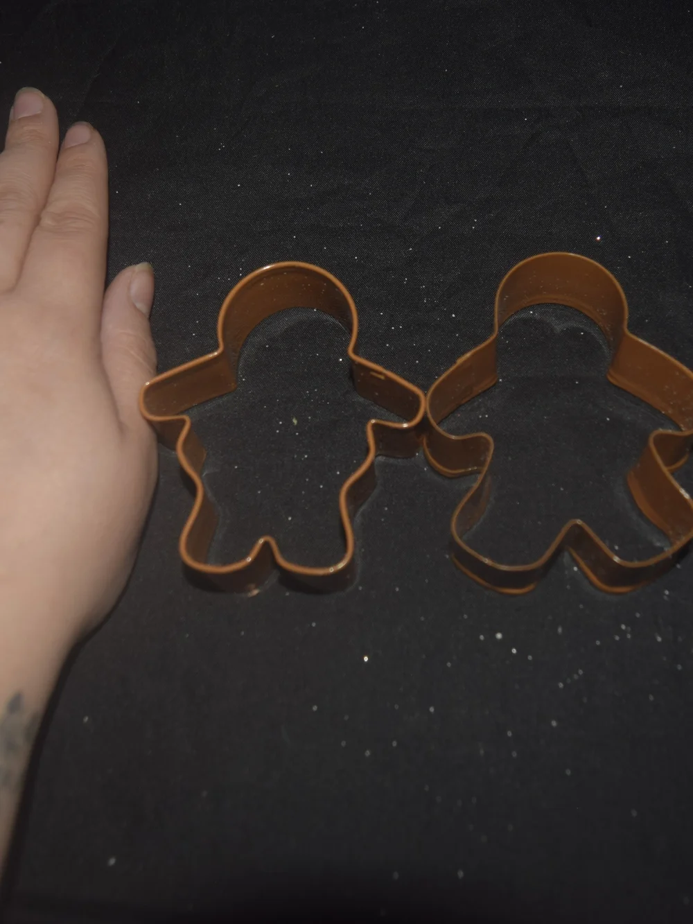 Source Unknown Brown Gingerbread Man Cookie Cutters Set